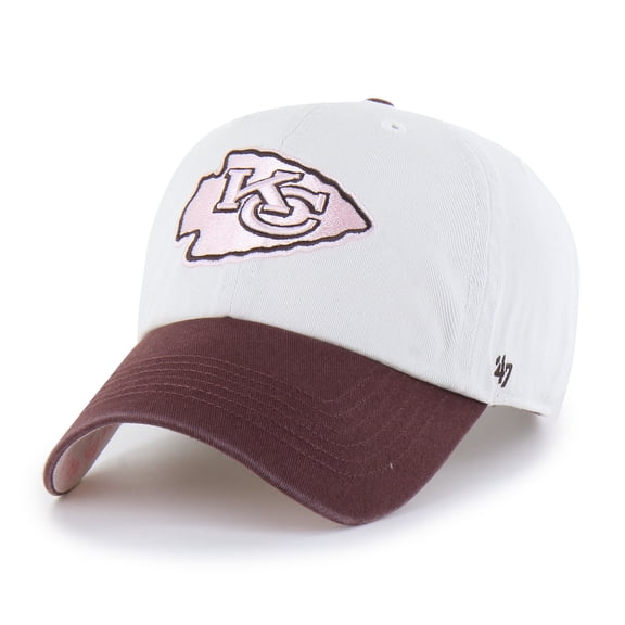 Unisex '47 Stone/Burgundy Kansas City Chiefs Love Letter Clean Up Adjustable Hat