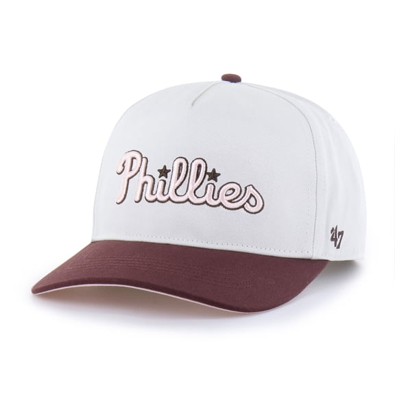Unisex '47 Stone/Burgundy Philadelphia Phillies Love Letter Adjustable Hitch Hat