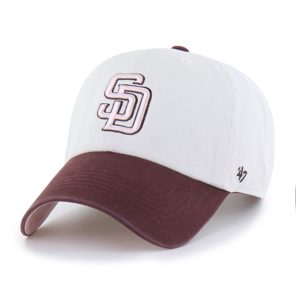 Unisex '47 Stone/Burgundy San Diego Padres Love Letter Clean Up Adjustable Hat