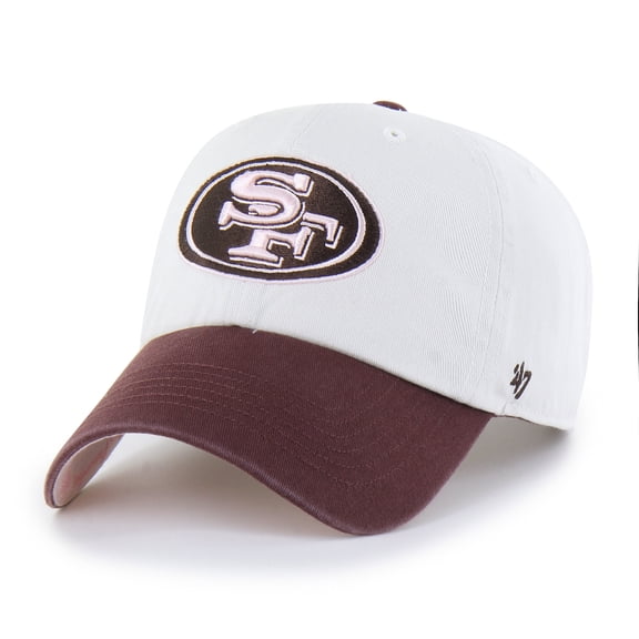 Unisex '47 Stone/Burgundy San Francisco 49ers Love Letter Clean Up Adjustable Hat