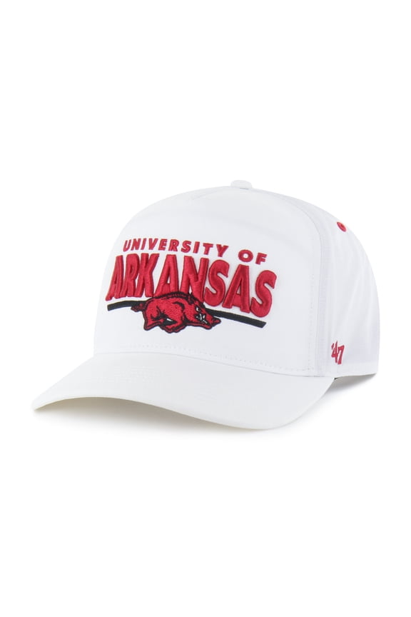 Unisex '47 White Arkansas Razorbacks brrr- Expressway Hitch Adjustable Hat