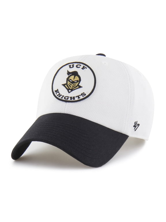 Unisex '47 White/Black UCF Knights Pique Patch Clean Up Adjustable Hat