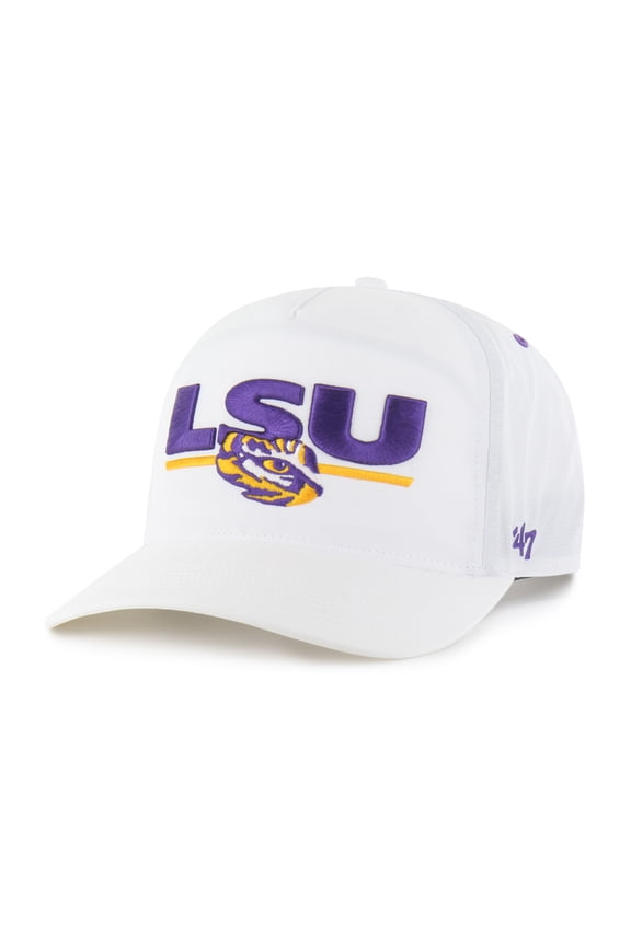 Unisex '47 White LSU Tigers brrr- Expressway Hitch Adjustable Hat