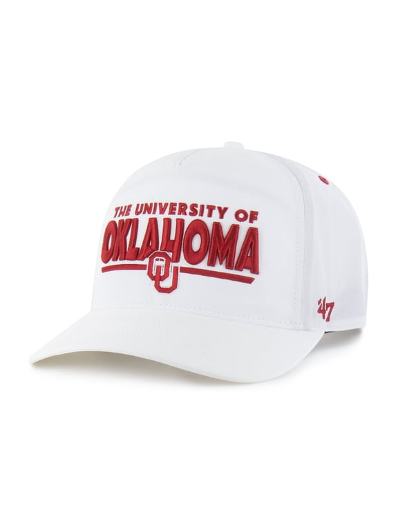 Unisex '47 White Oklahoma Sooners brrr- Expressway Hitch Adjustable Hat