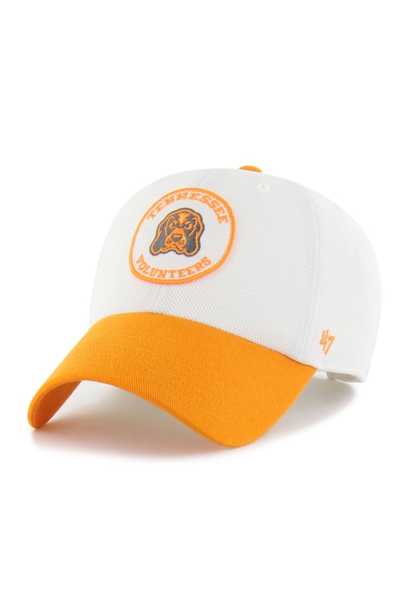 Unisex '47 White/Tennessee Orange Tennessee Volunteers Pique Patch Clean Up Adjustable Hat