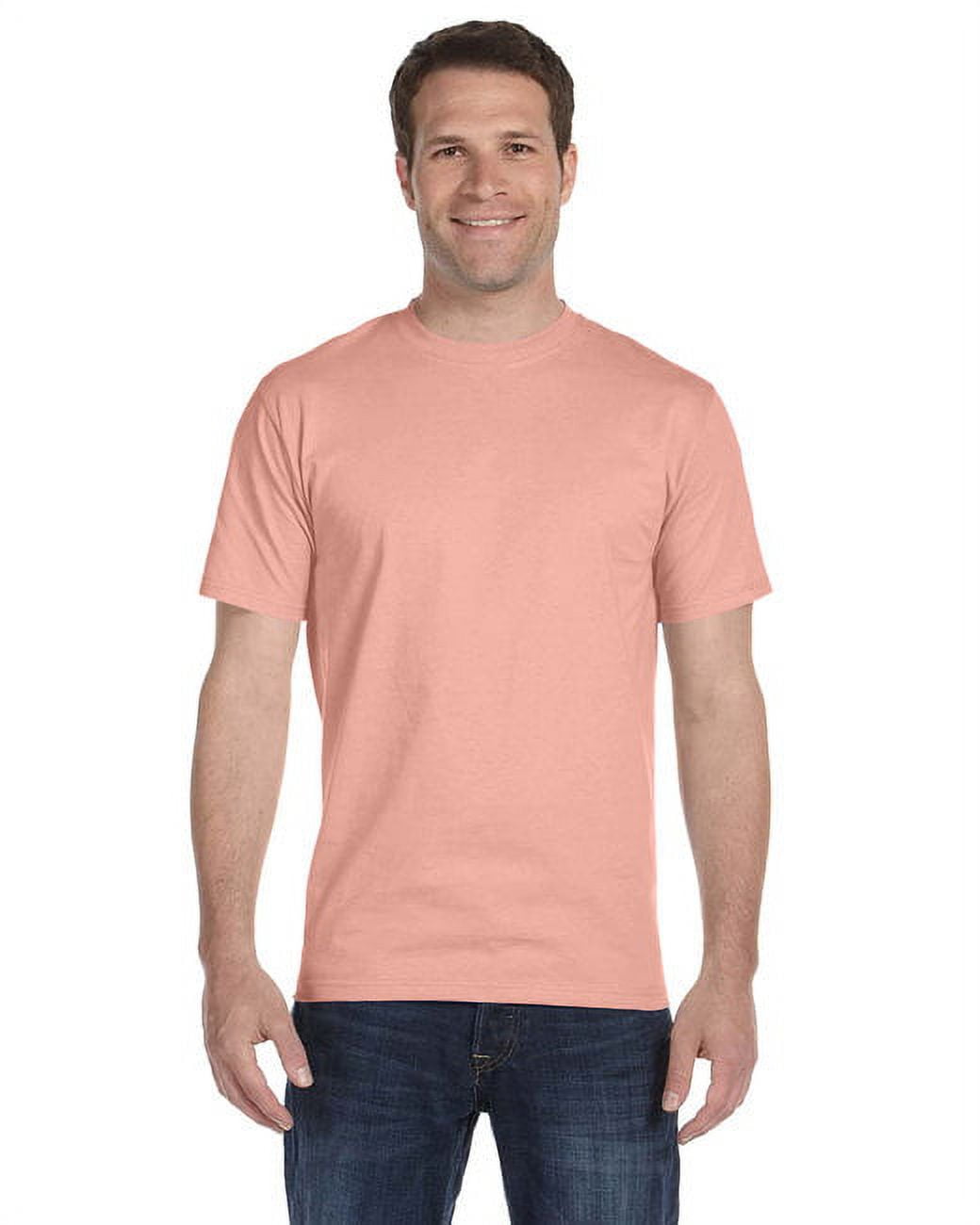 Hanes ComfortSoft Organic Cotton T-Shirt - Super Soft Men's Tee (Orange, XL) - View #12