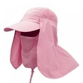 thumbnail image 1 of Unisex 50+ UPF Fishing Cap with Ear Neck Flap Cover Outdoor UV 360 Degree Protection Waterproof Quick Dry Sun Hat Visor Neck Cover Cap For Hiking Fishing, 1 of 2