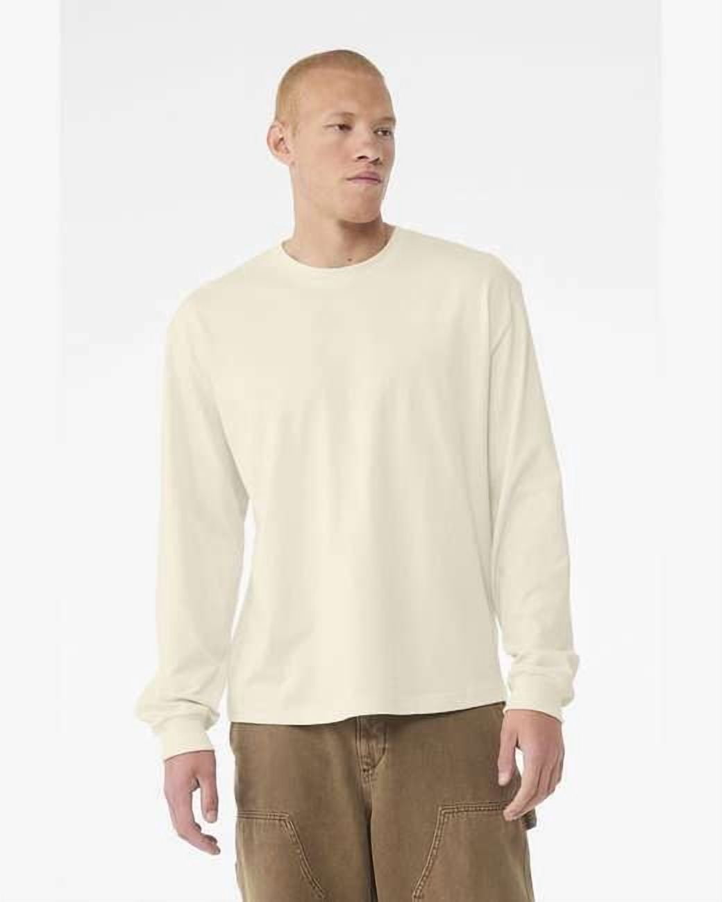Unisex 6.0 oz. Heavyweight Long-Sleeve T-Shirt - WHITE - XS