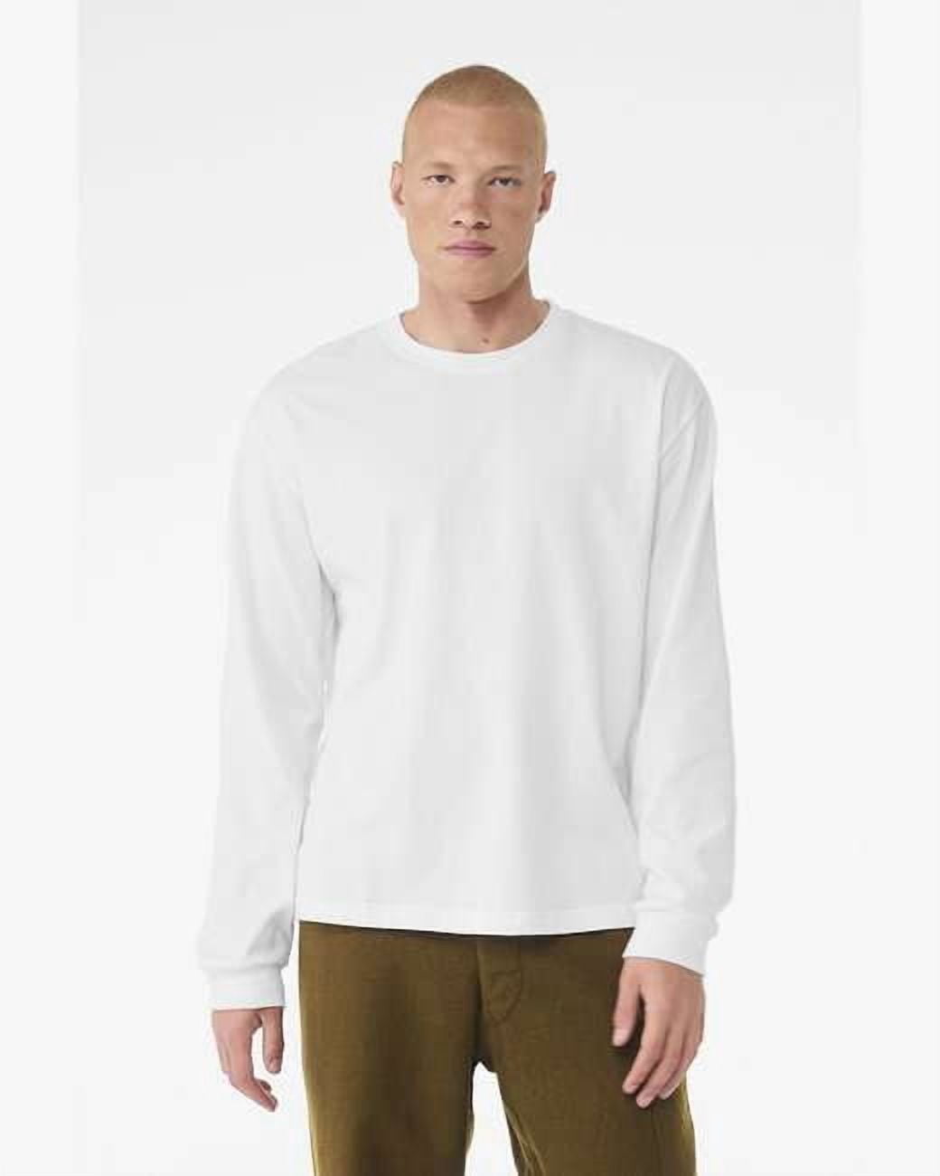 Unisex 6.0 oz. Heavyweight Long-Sleeve T-Shirt - WHITE - XS