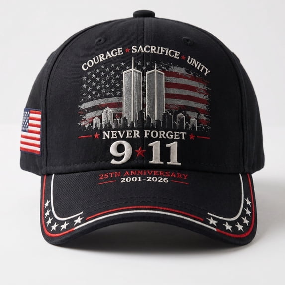 Unisex 9/11 Incident Hat 911 Memorial We Will Never Forget Cap Patriotic American Flag Cap