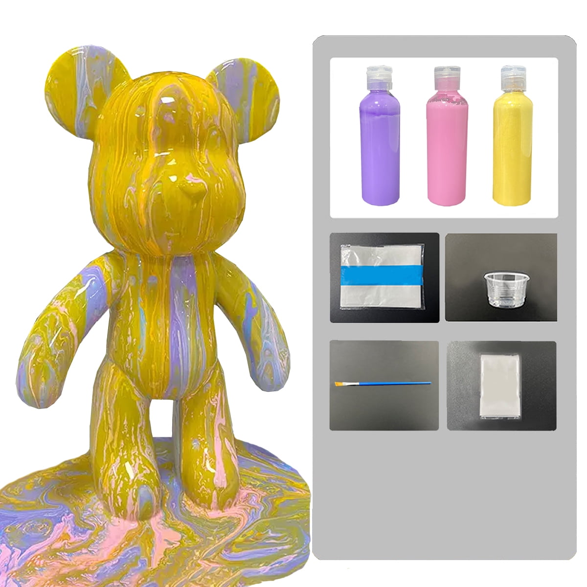 Puffy 1 fl oz 3D Paint Value Pack 20 Rainbow, Multi-Color