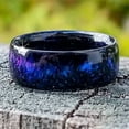 thumbnail image 1 of Unisex Acrylic Resin Rings, Geometric Natural Style Statement Rings for Women and Men, Simple Colorful Fashion Rings, 1 of 3
