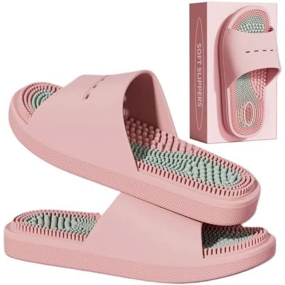 Unisex Acupressure Massage Slippers – Reflexology Foot Massager Sandals. Comfortable Design for Men & Women. Ideal for Relaxation & Tension Relief. Great Gift Option