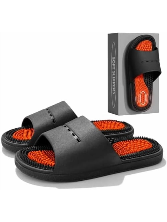 Unisex Acupressure Massage Slippers – Reflexology Foot Massager Sandals. Comfortable Design for Men & Women. Ideal for Relaxation & Tension Relief. Great Gift Option