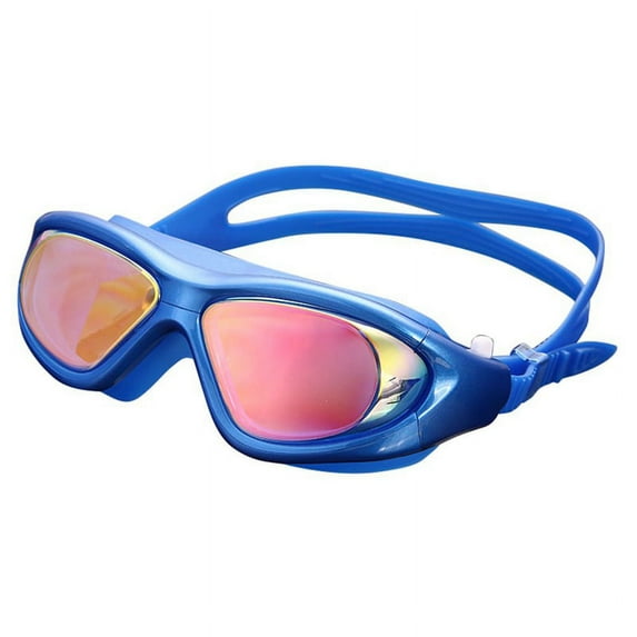Unisex Adjustable 3in1 Swimming Goggles Anti-fog Swimming Water Pool Glasses Eyewear Waterproof Glasses With Nose Clip