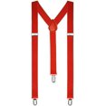 thumbnail image 1 of Unisex Adjustable BRACES SUSPENDERS Slim Trouser Belt Y Clip On Fancy Dress Mens 25 mm with Strong Metal Clip, 1 of 1