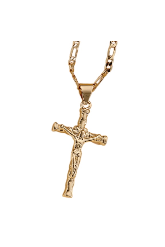 Unisex Adjustable Charm Necklace, Anti-Tarnish Copper Pendant for Religious Occasions & Casual Outfits