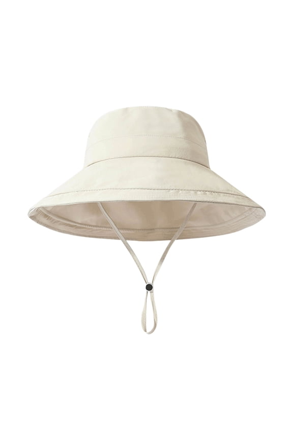 Unisex Adjustable Drawstring Bucket Hat for Outdoor Summer Activities Lightweight Breathable Sun Comfort