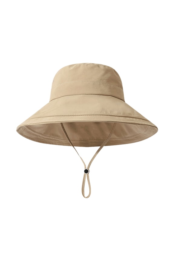 Unisex Adjustable Drawstring Bucket Hat for Outdoor Summer Activities Lightweight Breathable Sun Comfort