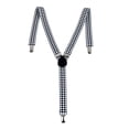 thumbnail image 1 of Unisex Adjustable Elastic Y Back Pattern Suspenders, 1 of 1