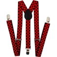 thumbnail image 1 of Unisex Adjustable Elastic Y Back Style Suspenders With Strong Metal Clips, 1 of 1