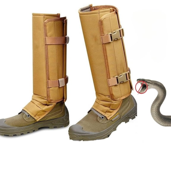 Unisex Adjustable Outdoor Snake-Resistant Leg Gaiters, Water-Resistant Oxford Fabric, Adjustable Snug Fit, for Hiking, Hunting, Outdoor Work