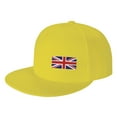 thumbnail image 1 of Unisex Adjustable Snapback Hat British Flag Britain English England Hip Hop Baseball Cap Flat Bill Brim Dad Hats, 1 of 7