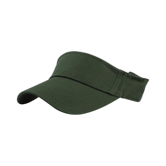 Unisex Adjustable Sports Visor Hat with Curved Brim Lightweight Sun Visor Cap for Outdoor Running Golf Tennis