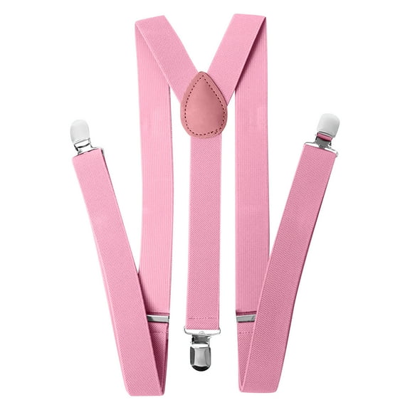 Unisex Adjustable Suspenders with Heavy Duty Clips, One Size Fits All for Workwear, Formal Attire and Casual Jeans