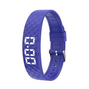 Unisex Adjustable Vibrating Alarm Wristband, Silent Wearable Vibration Reminder Bracelet, USB Rechargeable Silent Timer Alert Band For Heavy Sleepers Hearing Impaired Men Women