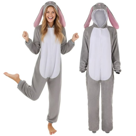 Unisex Adult Animal Onesie Pajamas Sleepwear Homewear Halloween Christmas Pajamas for Women and Men