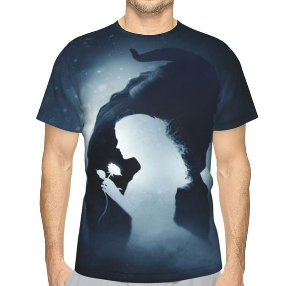 Unisex Adult Beauty The Be-as T-Shirts, 3D Graphic Novelty Shirts Crewneck Short Sleeve Tees for Men Women