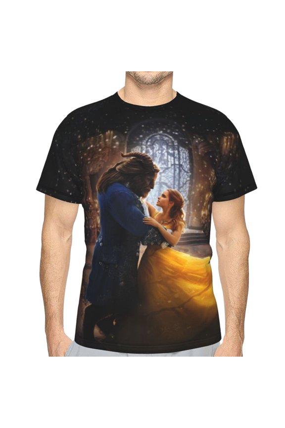 Unisex Adult Beauty The Be-as T-Shirts, 3D Graphic Novelty Shirts Crewneck Short Sleeve Tees for Men Women