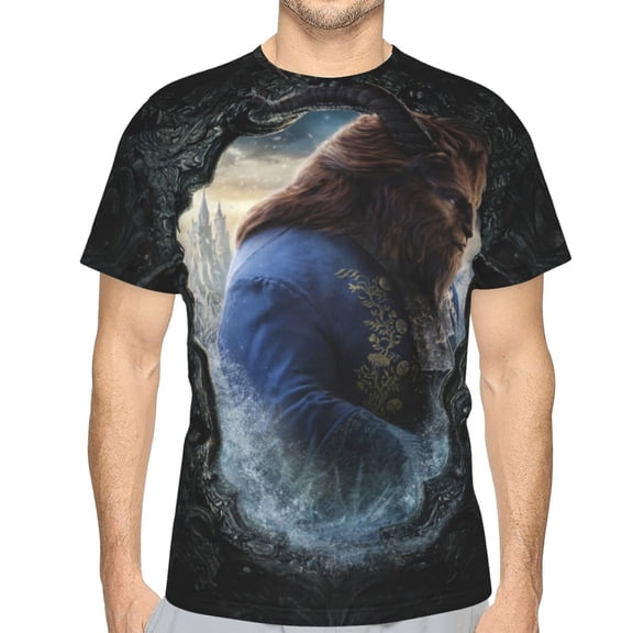 Unisex Adult Beauty The Be-as T-Shirts, 3D Graphic Novelty Shirts Crewneck Short Sleeve Tees for Men Women