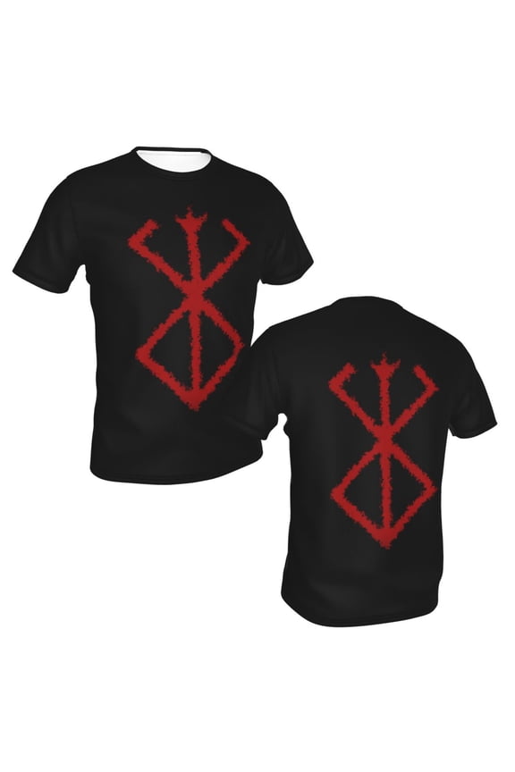 Unisex Adult Berserk T-Shirts, 3D Graphic Novelty Shirts Crewneck Short Sleeve Tees for Men Women