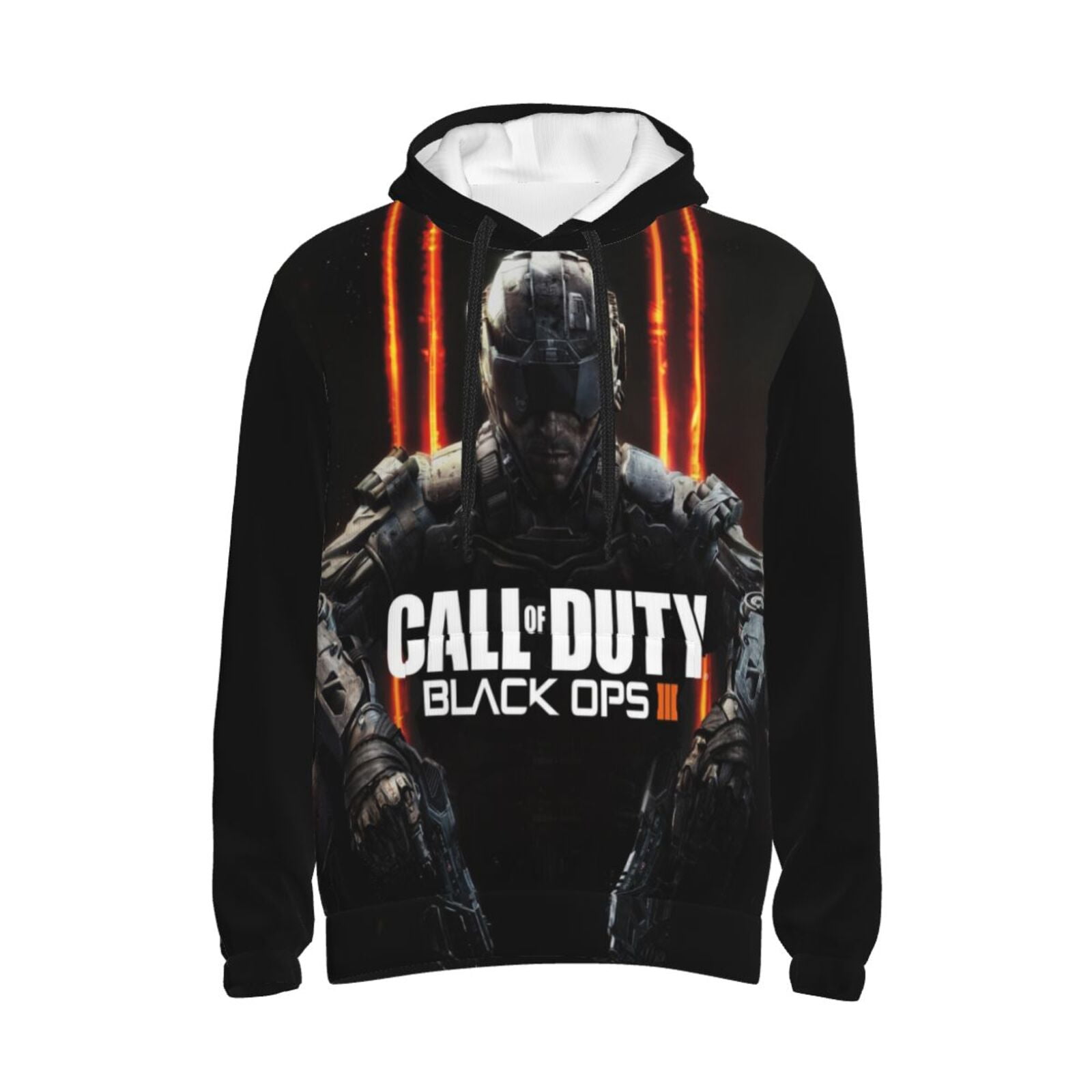 Unisex Adult Call Of Duty Pullover Hoodie With Pocket Lightweight