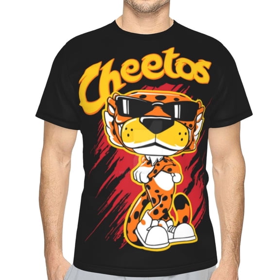 Unisex Adult Chee-to T-Shirts, 3D Graphic Novelty Shirts Crewneck Short Sleeve Tees for Men Women
