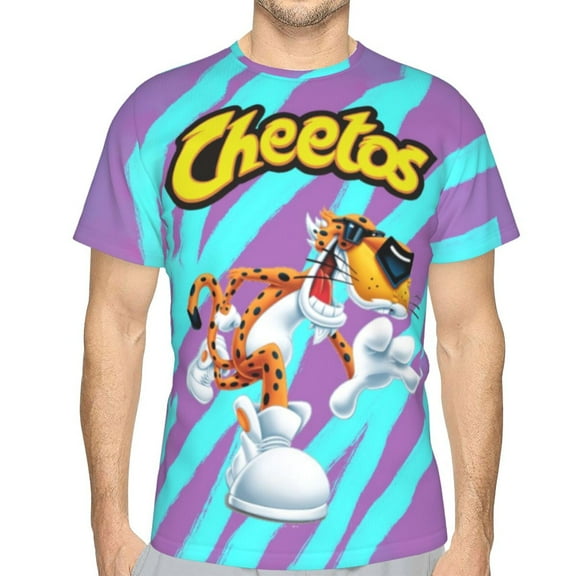 Unisex Adult Chee-to T-Shirts, 3D Graphic Novelty Shirts Crewneck Short Sleeve Tees for Men Women
