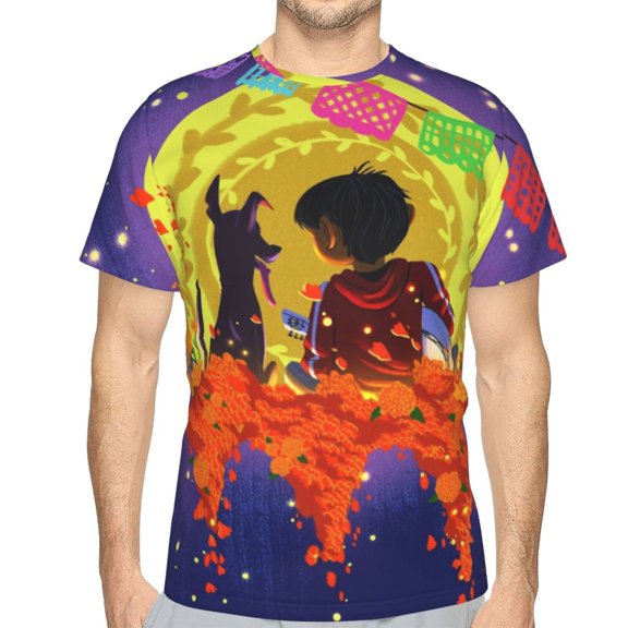 Unisex Adult Coc Movie T-Shirts, 3D Graphic Novelty Shirts Crewneck Short Sleeve Tees for Men Women