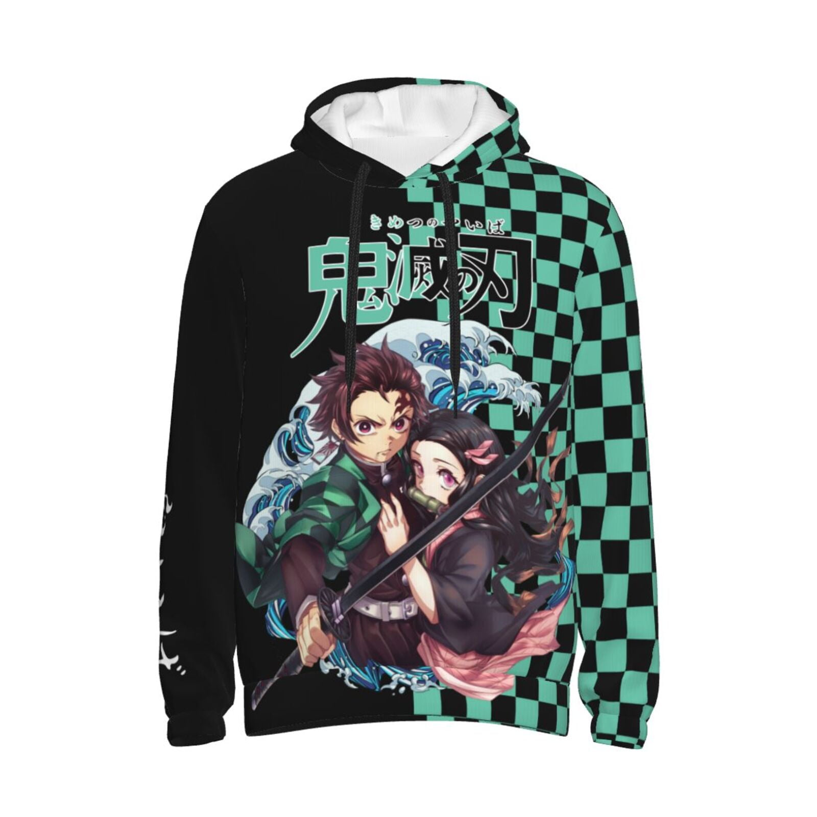 Unisex Adult Demon Slayer Tanjiro Kamado Pullover Hoodie Novelty