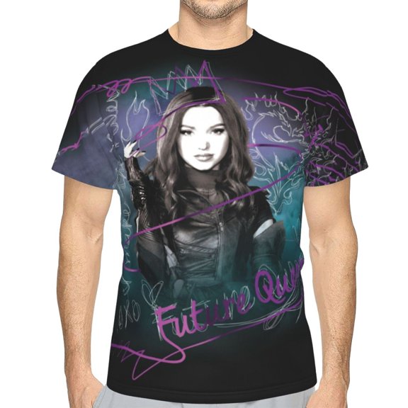 Unisex Adult Descendan-t T-Shirts, 3D Graphic Novelty Shirts Crewneck Short Sleeve Tees for Men Women