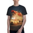 thumbnail image 1 of Unisex Adult Dukes Orange Car Haz-zard Graphic Tee Shirts Funny Cartoon 3D Print Short Sleeve T Shirts for Mens Womens, 1 of 8