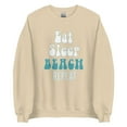 thumbnail image 1 of Unisex Adult Eat Sleep Beach Repeat Crewneck Fleece Sweatshirt, 1 of 4