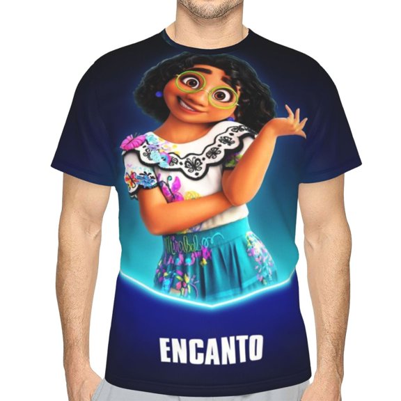 Unisex Adult Encan-t T-Shirts, 3D Graphic Novelty Shirts Crewneck Short Sleeve Tees for Men Women