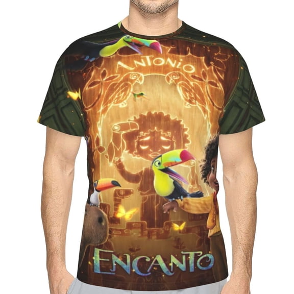Unisex Adult Encan-t T-Shirts, 3D Graphic Novelty Shirts Crewneck Short Sleeve Tees for Men Women