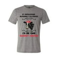 thumbnail image 1 of Unisex Adult Fit Cow If Swearing Burned Calories Heifer Short Sleeve T-shirt-Grey Triblend-medium, 1 of 4