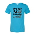 thumbnail image 1 of Unisex Adult Fit It's Not Dog Hair It's Canine Confetti Short Sleeve T-shirt-Aqua Triblend-medium, 1 of 4