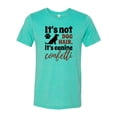 thumbnail image 1 of Unisex Adult Fit It's Not Dog Hair It's Canine Confetti Short Sleeve T-shirt-Green Triblend-large, 1 of 4