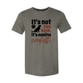 thumbnail image 1 of Unisex Adult Fit It's Not Dog Hair It's Canine Confetti Short Sleeve T-shirt-Military Green Triblend-xxxl, 1 of 4