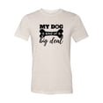 thumbnail image 1 of Unisex Adult Fit My Dog is Kind of An Important Person Short Sleeve T-Shirt-Oatmeal Triblend-Small, 1 of 4
